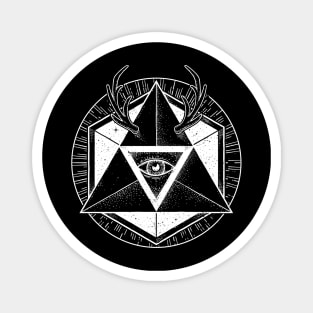 All seeing eye. Magnet